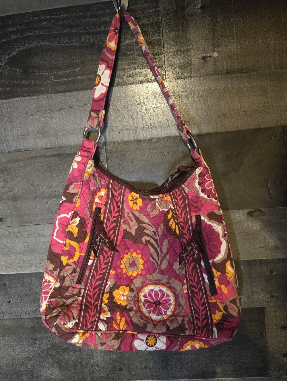 vera bradley lisa b shoulder bag in carnaby